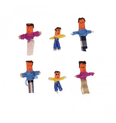 Boîte de 6 poupées d'inquiétude - Rex London