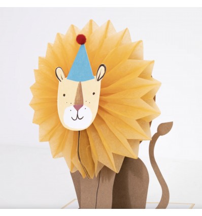 Carte 3D lion - Meri Meri