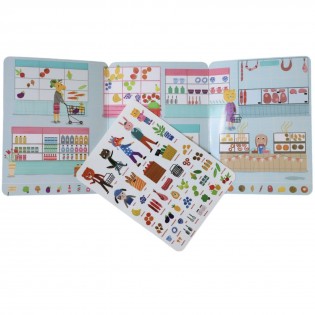 Stickers repositionnables "mon petit marché" 2