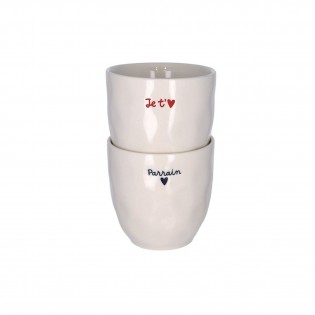 Tasse à café "Je t' ❤️" 2