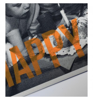 Carte vintage "Happy day" - Atelier Kencre