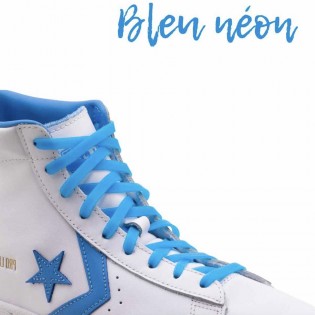 Lacets Silicone Larges Bleu néon - Gorilla 2