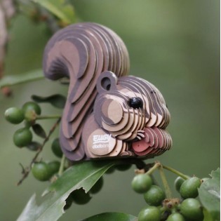 Eugy puzzle Chipmunk 3D en carton 2