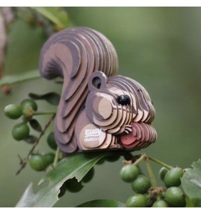 Eugy puzzle Chipmunk 3D en carton