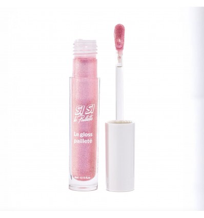Gloss pailleté Rose Pamela - Sisi la Paillette