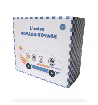Avion en bois Voyage-Voyage