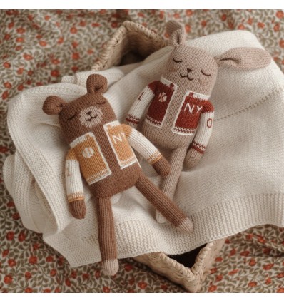 Doudou Ourson teddy baseball - Main Sauvage
