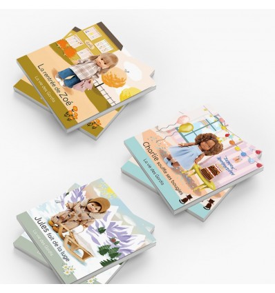 Livre "Jules fait de la luge" - Minikane