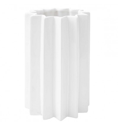 Vase céramique soleil blanc - Rico Design