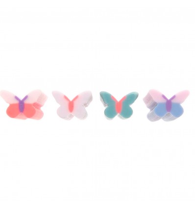 Gommes papillons la vie en rose - Rico Design