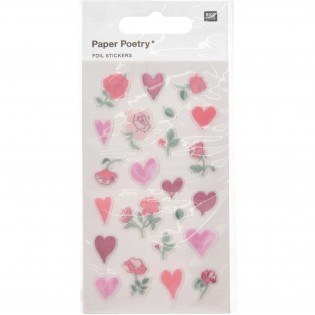 92 stickers Coeurs et fleurs - Rico Design 2