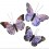 Papillon décoratif à cliper tons violets - Rico Design