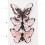 Papillon décoratif à cliper Vieux Rose - Rico Design