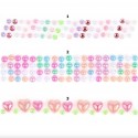 Rouleau de perles autocollantes multicolores - Rico Design