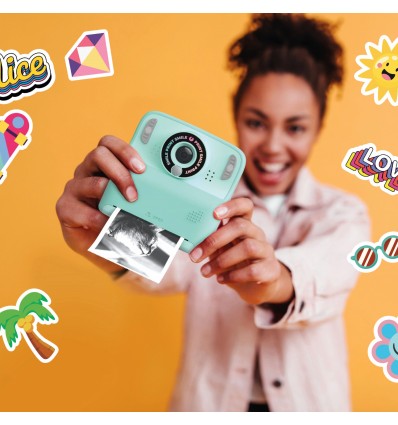 Appareil photo impression thermique Pixiprint bleu - Mobility on board