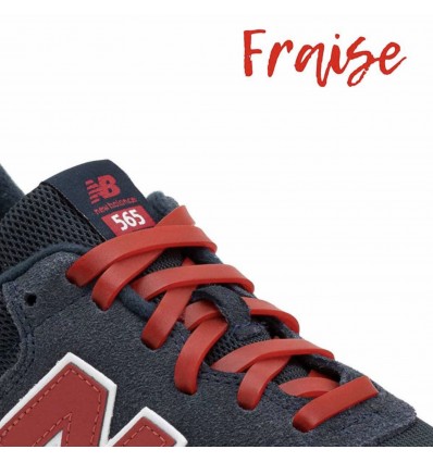Lacets Silicone Larges Fraise - Gorilla