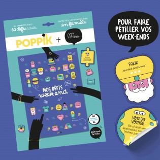 Poster & stickers Nos défis week-end - Minus