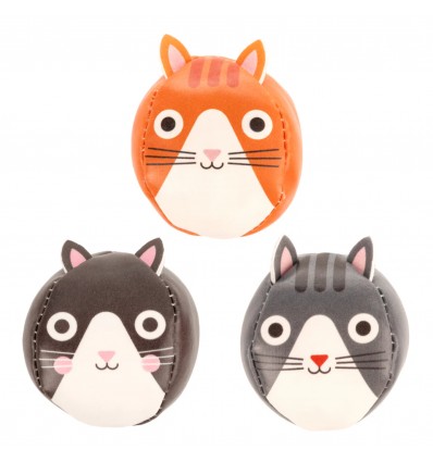Set de 3 balles de jonglage chats - Kikkerland
