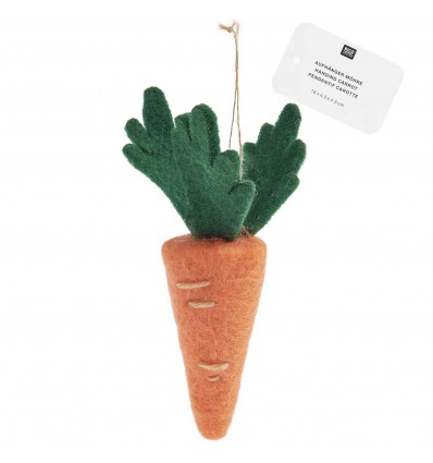 Carotte en feutre à suspendre - Rico Design