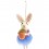 Lapin avec carotte à suspendre - Rico Design