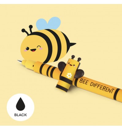 Stylo à encre effaçable Abeille - Legami
