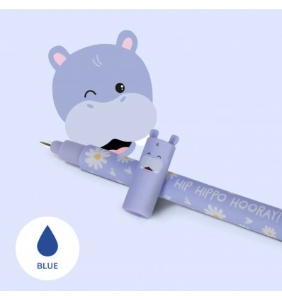 Stylo à encre effaçable Hippo - Legami