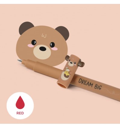 Stylo à encre effaçable Ours - Legami