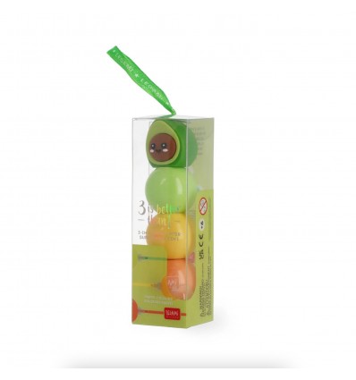 Surligneurs 3-en-1 Avocat - Legami