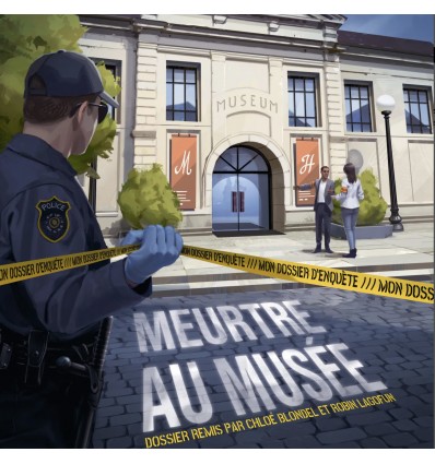 Livre Mon dossier d'enquête Meurtre au musée - Milan