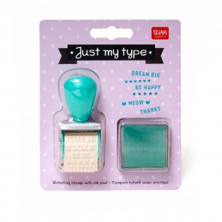 Tampon rotatif Just my type - Legami 2