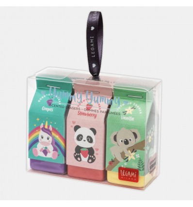 Set de 3 gommes parfumées yummy yummy - Legami