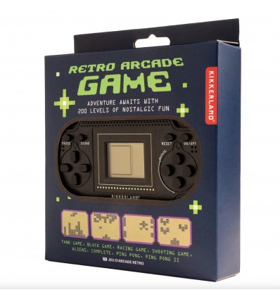 Jeu d'arcade rétro Noir - Kikkerland