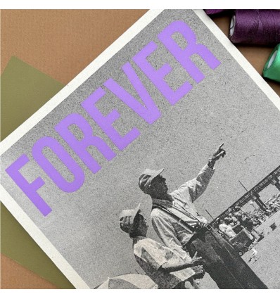 Carte vintage "Forever" - Atelier Kencre