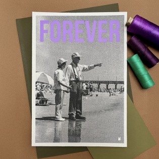 Carte vintage "Forever" - Atelier Kencre