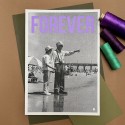 Carte vintage "Forever" - Atelier Kencre