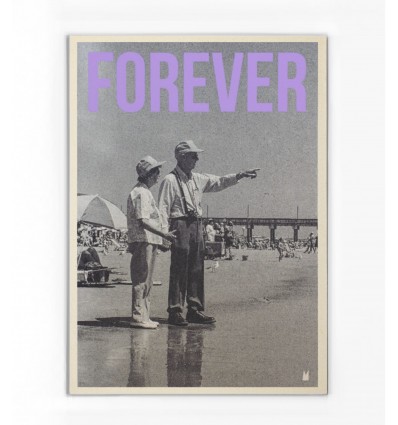 Carte vintage "Forever" - Atelier Kencre
