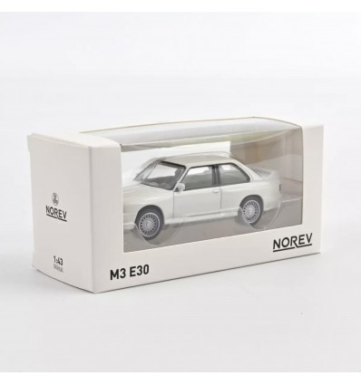 BMW M3 E30 1986 Blanc - Norev
