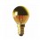 ampoule OPALINE E14 calotte dorée