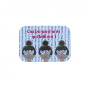 Boîte à pansements pailletés