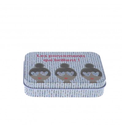 Boîte à pansements pailletés