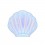 Miroir coquillage iridescent