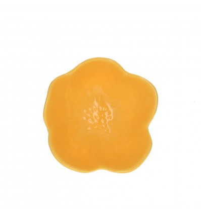 Bol en mélamine Fleur jaune