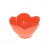 Bol en mélamine Fleur orange