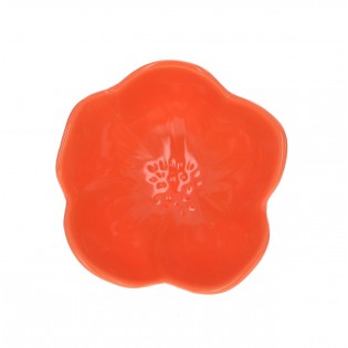 Bol en mélamine Fleur orange 2