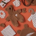 Combinaison fausse fourrure ourson pour poupée