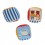 Set de 3 cubes en tissu