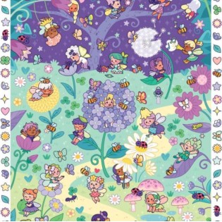 Poster créatif Fées 150 stickers - Poppik 2