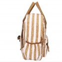 Sac à dos rayures caramel - Kidzroom
