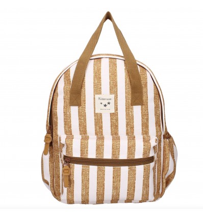 Sac à dos rayures caramel - Kidzroom