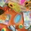 6 corbeilles colorées - Talking Tables